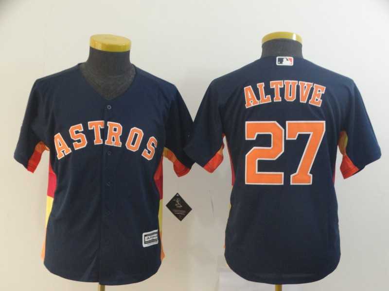 Youth Astros 27 Jose Altuve Navy Cool Base Jersey,We sell and wholesale Youth Astros 27 Jose Altuve Navy Cool Base Jersey on line form chian!